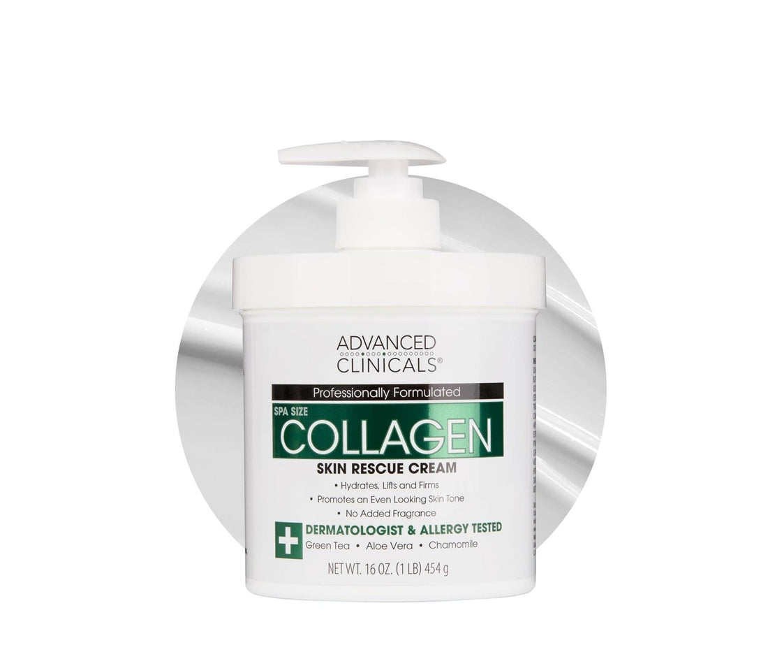Advanced Clinicals - Spa Size Collagen Skin Rescue Cream (Original)