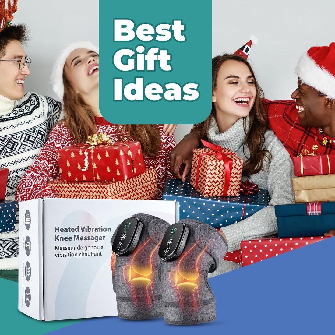 Electric Knee Massager – Relieve Pain & Boost Circulation